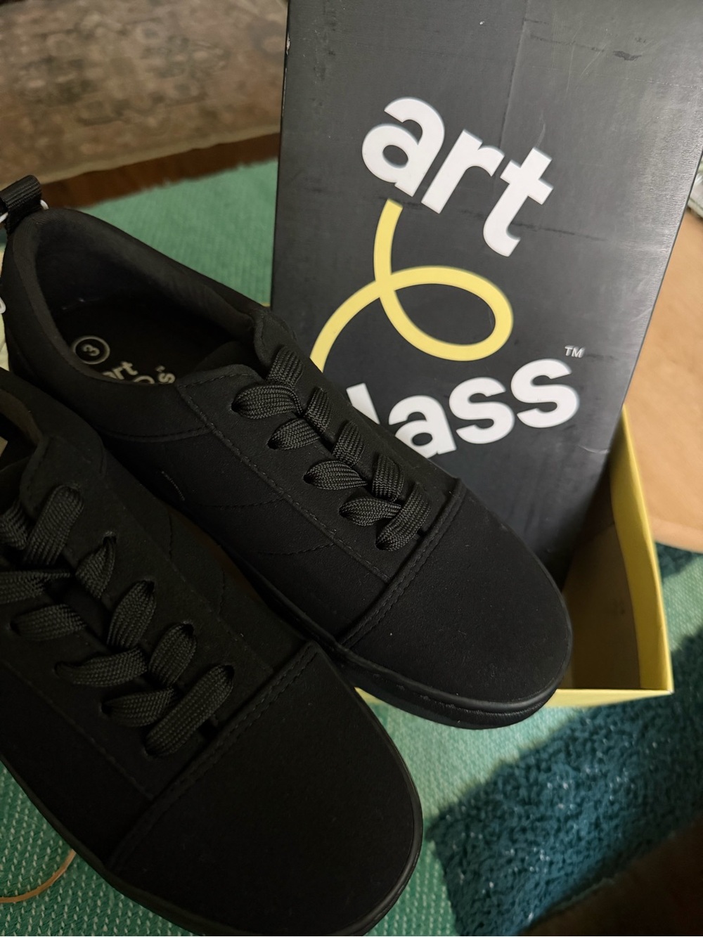 Children’s Black Casual Sneakers